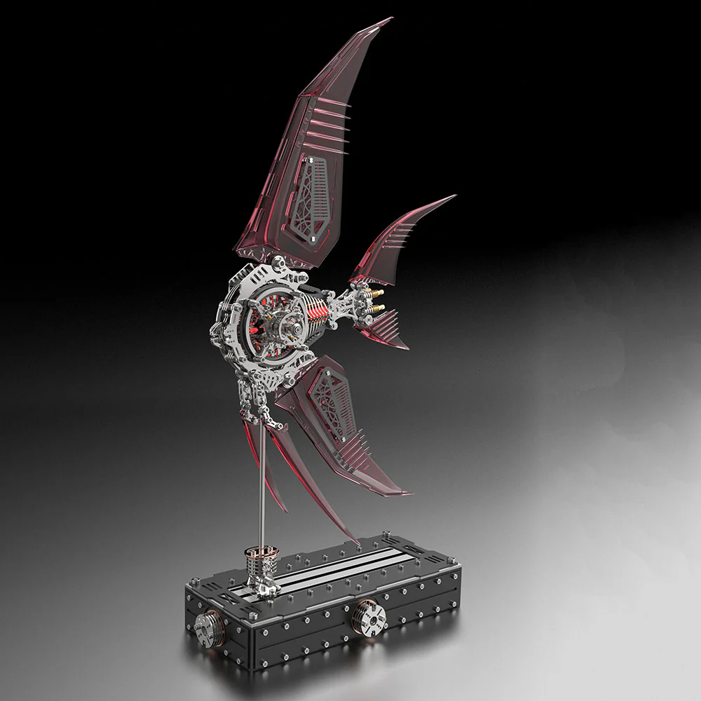 Mechanical Angelfish 3D Metal Puzzle Model Marine Life Series - Image 16