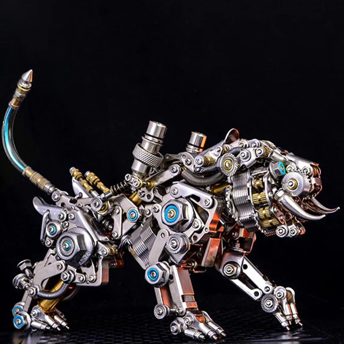Bengal Tiger 3D Metal Assembly Model Kits 700+ Pieces Create an Animal Series - Image 3