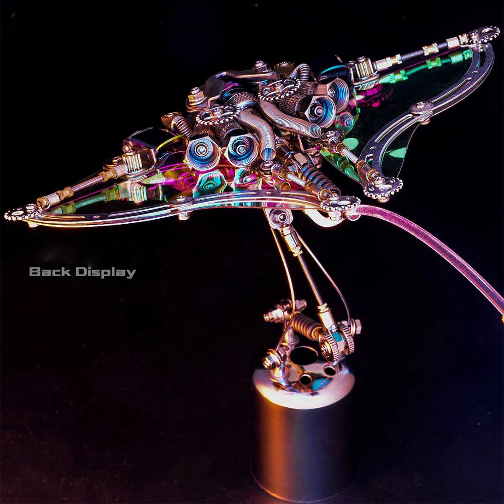 3D Mechanical Manta Ray Metal Puzzle Model Kit Ocean Series - Image 7