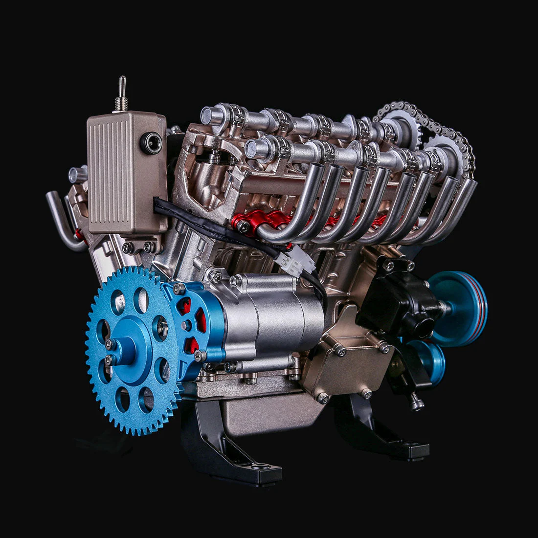 v8 engine 3d metal mechanical science experiment 500 piece model kit - Image 2