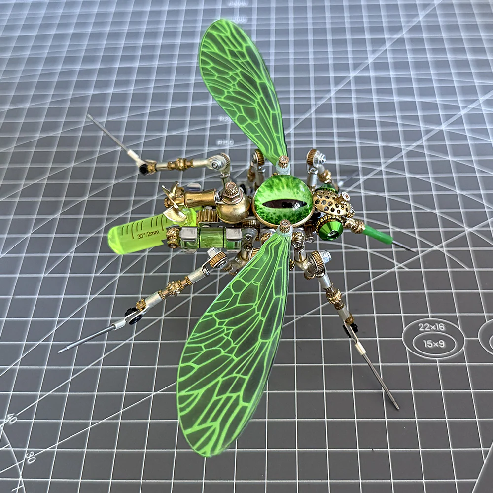 Steampunk 3D Metal Mechanical Bio-Mosquito Model Building - Image 13