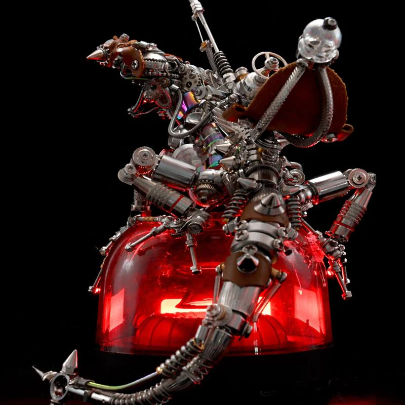 Steampunk Mechanical Chameleon 3D Metal Puzzle Model Kit for Adults - Image 13