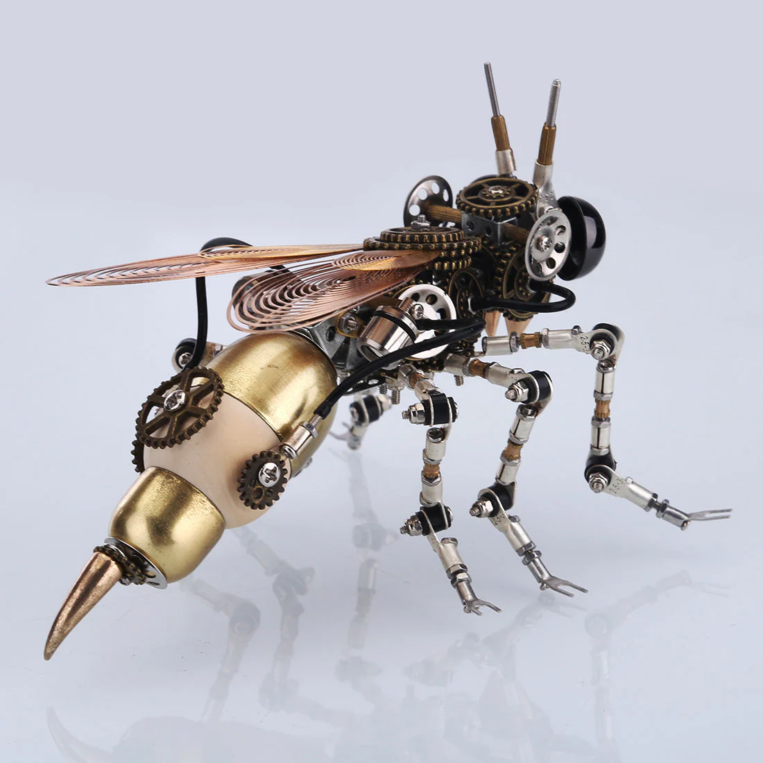 Steampunk Wasp 3D Multiple Scene Model Kit Puzzle with Base - Image 7