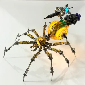 Cyberpunk Mechanical Mecha Battle Spider 3D Model Kit for Adults
