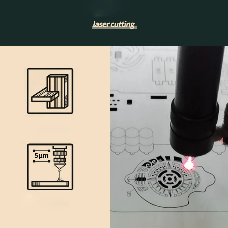 147PCS 3D Wooden DIY Halloween Pumpkin House Model Kit with Lights - Image 3