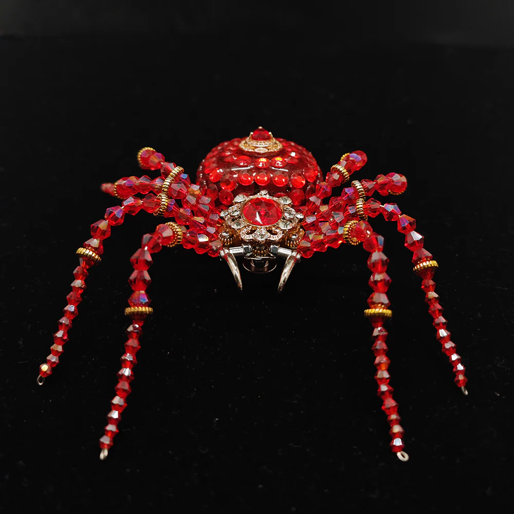 Steampunk Mechanical Crystal Spider 3D Metal Model Building Kit with Music Box - Image 5