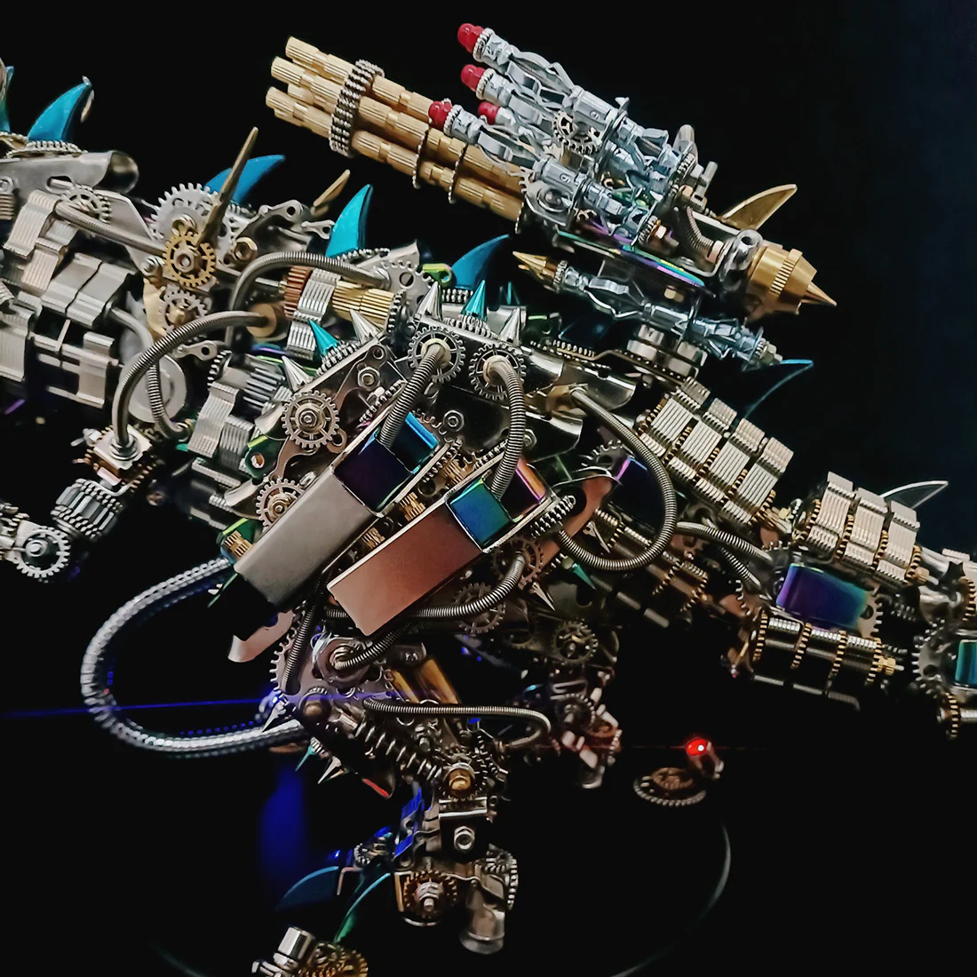 1350PCS+ Difficult Model Kits 3D Mechanical Tyrannosaurus Rex Model Kit Big Dinosaur - Image 16