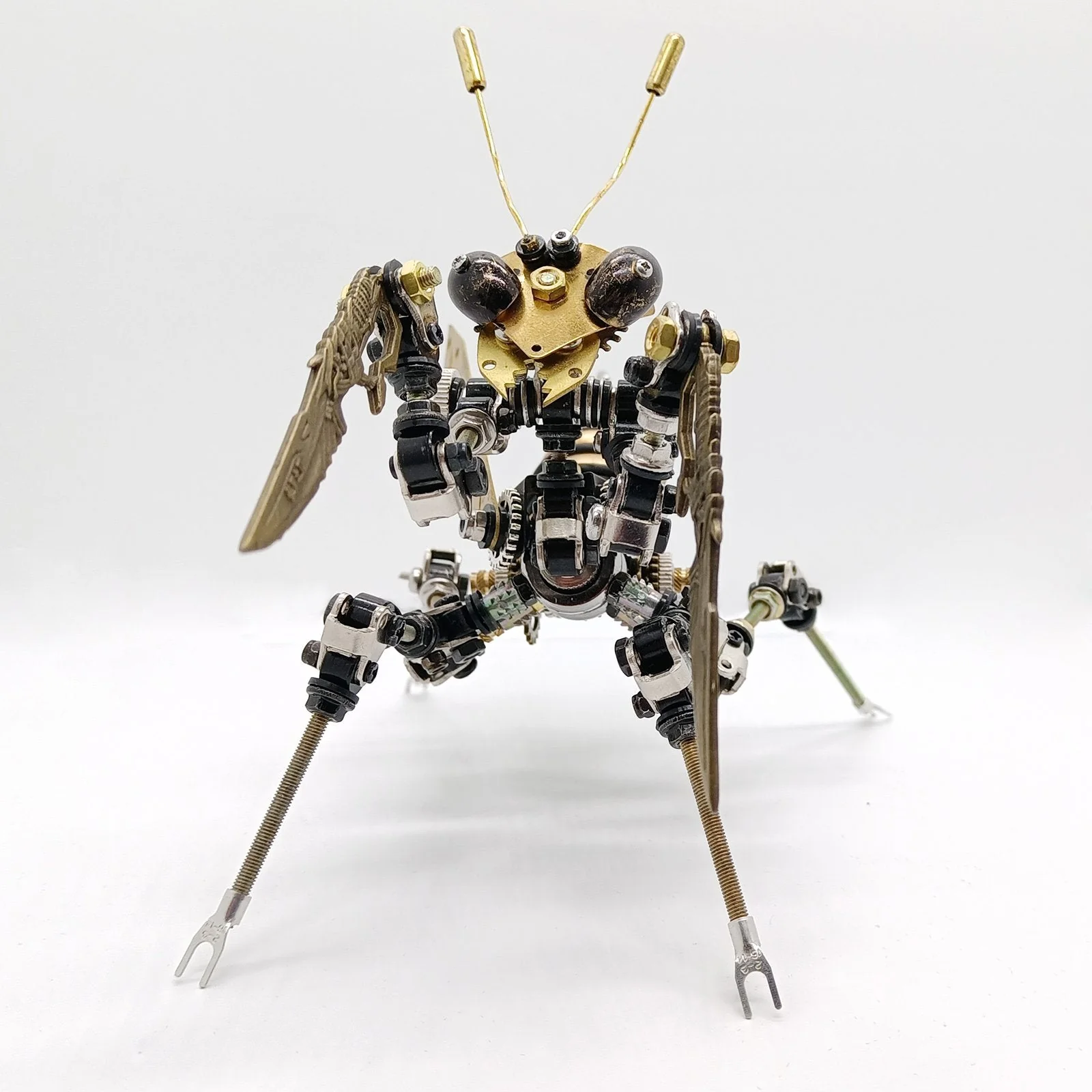 3D DIY Metal Assembly Mechanical Mantis Insect 500PCS Model kit - Image 2