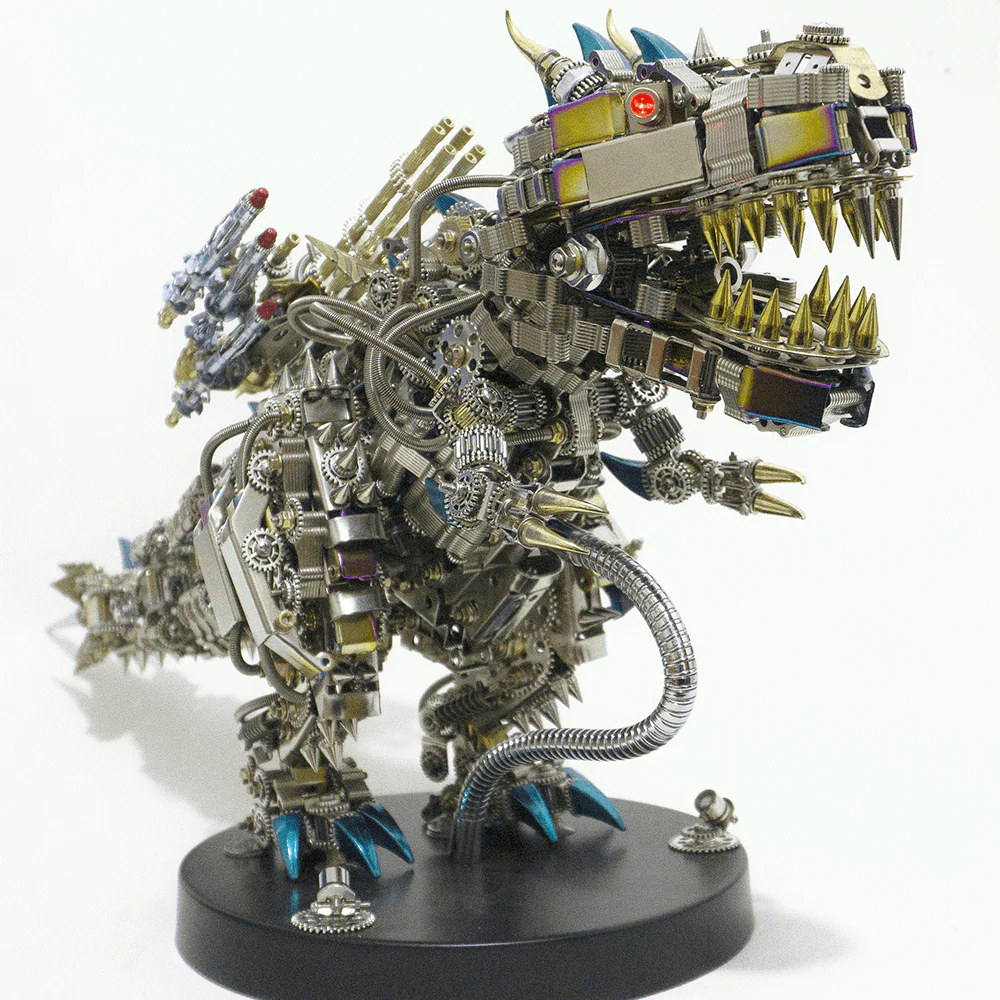1350PCS+ Difficult Model Kits 3D Mechanical Tyrannosaurus Rex Model Kit Big Dinosaur - Image 21