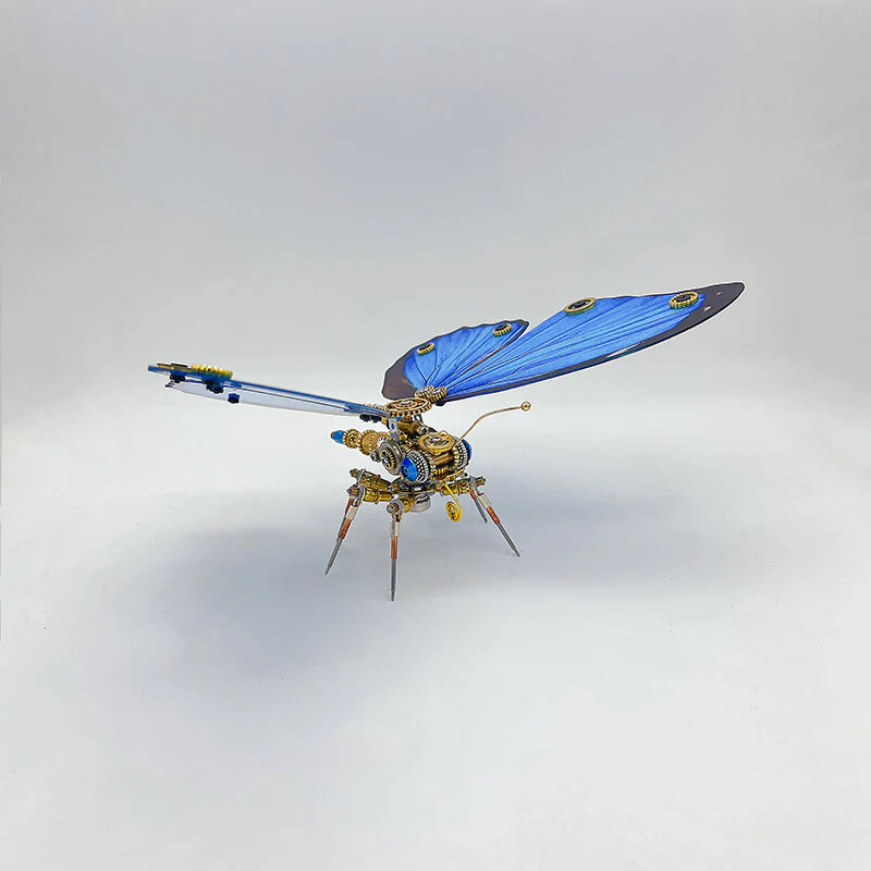 Steampunk Butterfly Morphidae 3D metal puzzle model kit for adult and kids - Image 5