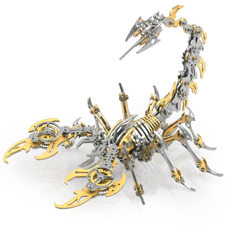 4PCS 3D Scorpion DIY Metal Puzzle Colorful Model Kit for Gifts and Decoration - Image 4