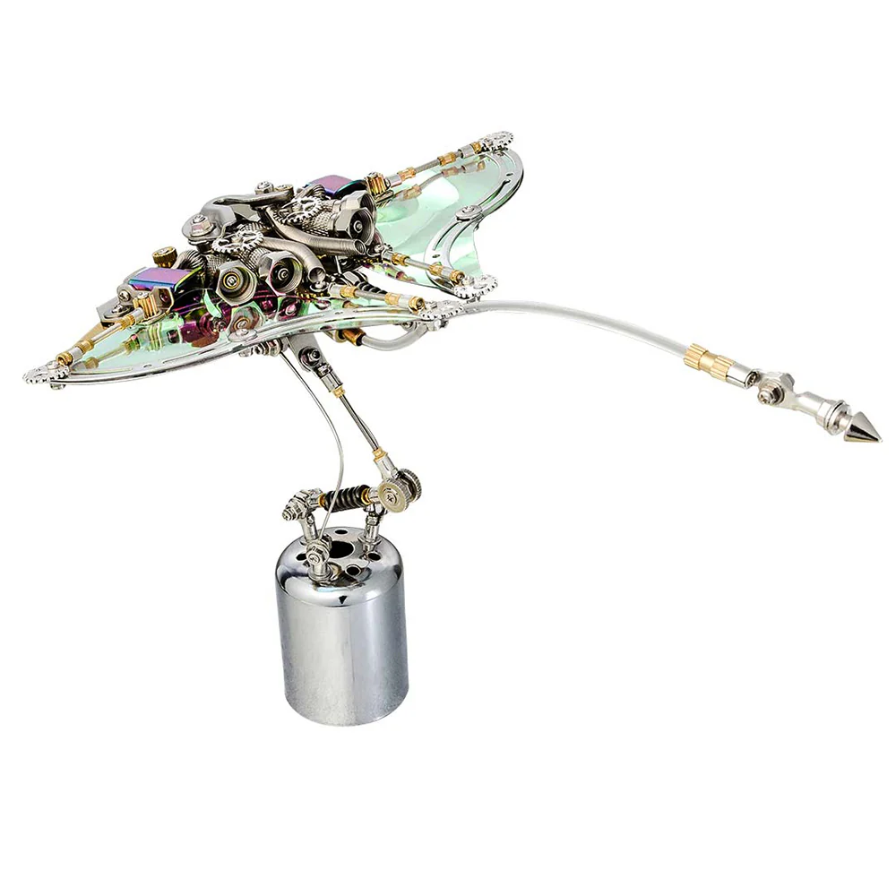 3D Mechanical Manta Ray Metal Puzzle Model Kit Ocean Series - Image 4