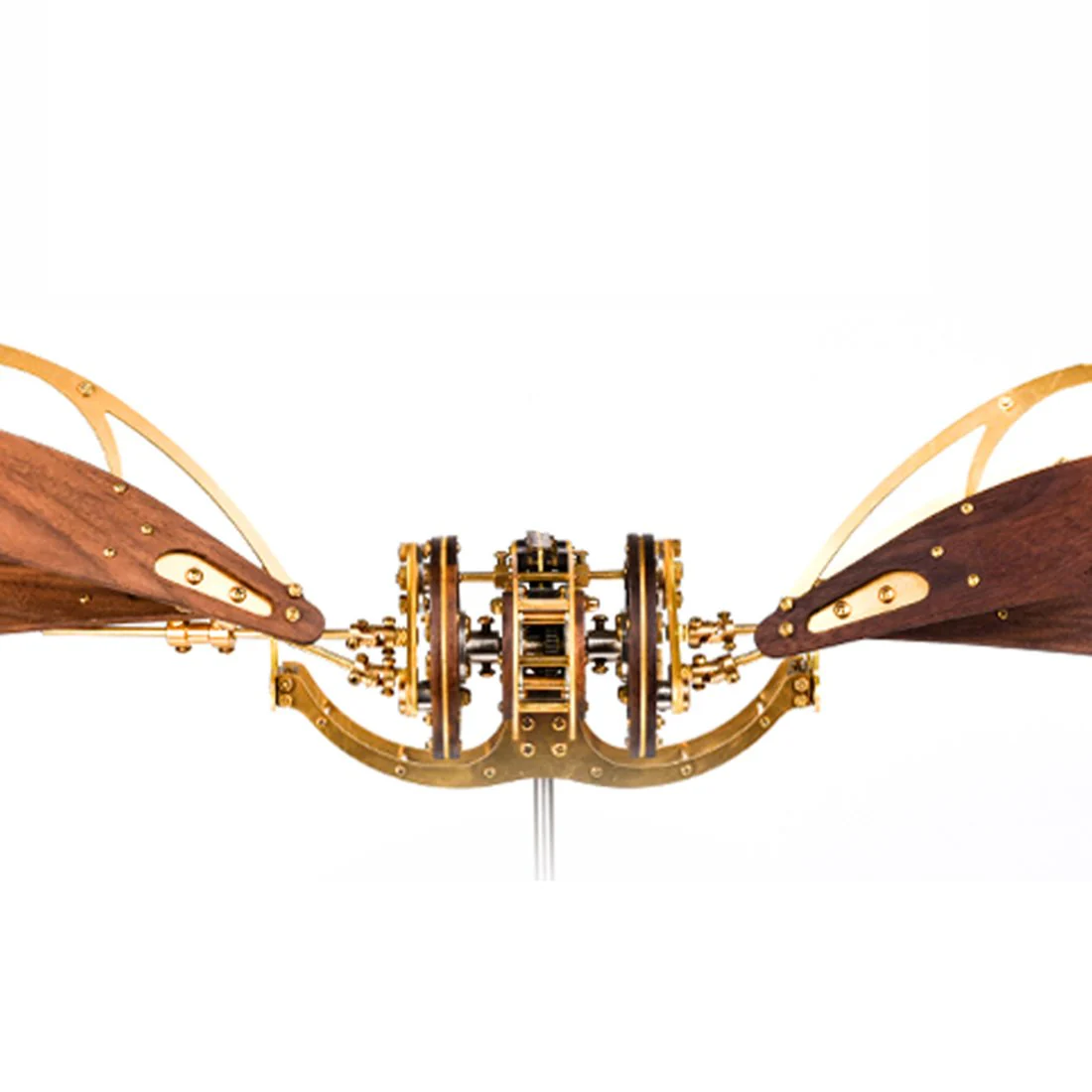 Collectable Dynamic Mechanical Mystery Dragonfly DIY Metal Wooden 3D Aircraft Puzzle Model - Image 5