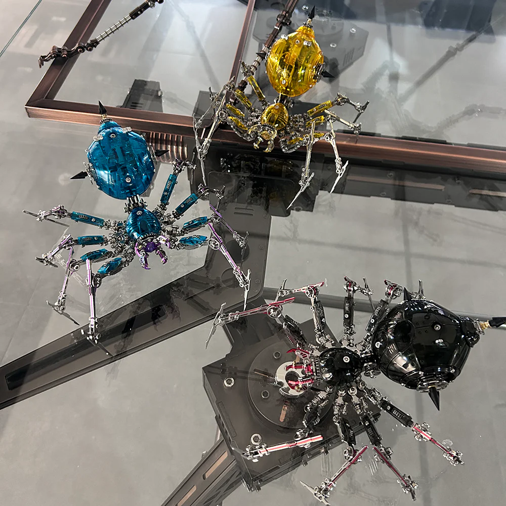 Metal Mechanical Black Battle Spider 3D Puzzle Model Kit for Adults - Image 23
