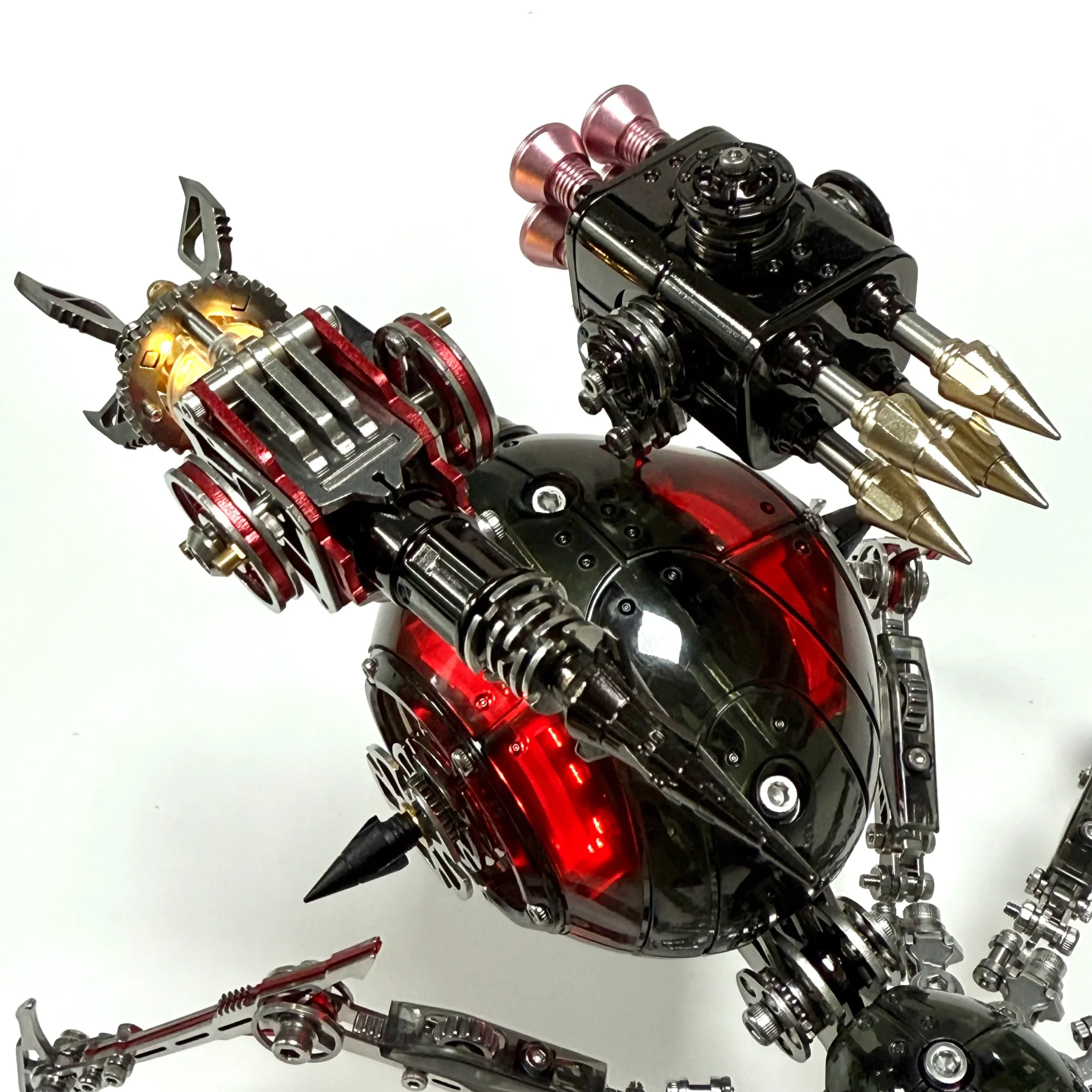 Metal Mechanical Black Battle Spider 3D Puzzle Model Kit for Adults - Image 31
