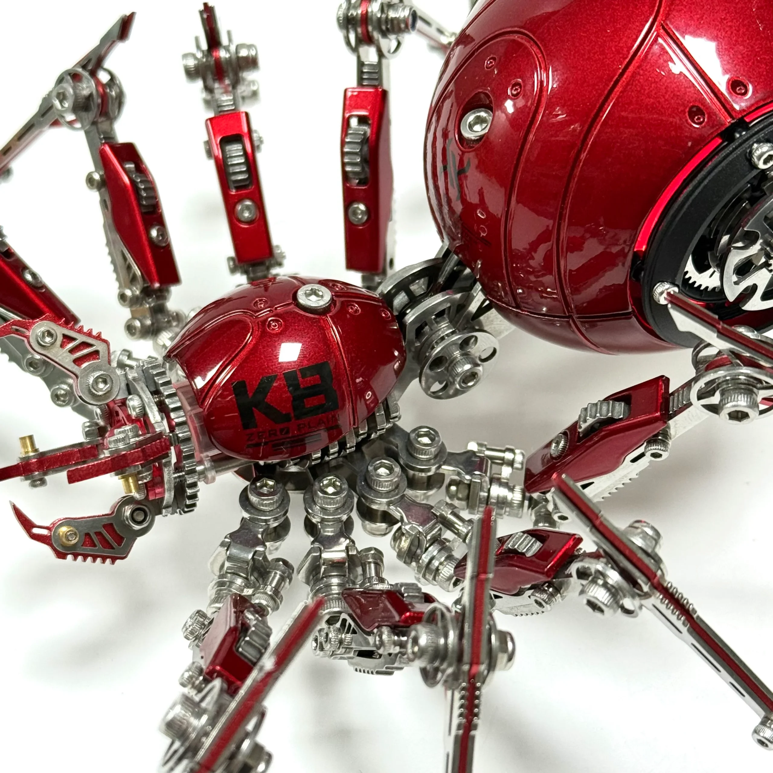 Steampunk 3D Metal Mechanical Red Spider Model Kit DIY Build for Adults - Image 6