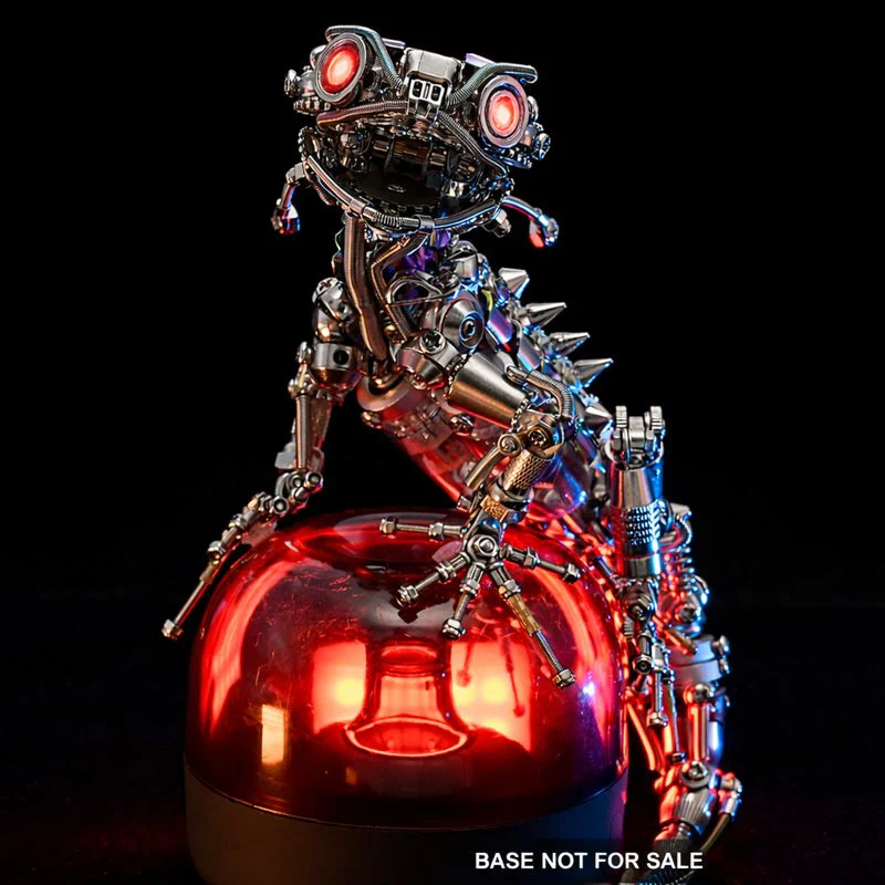 Steampunk Mechanical Chameleon 3D Metal Puzzle Model Kit for Adults - Image 7