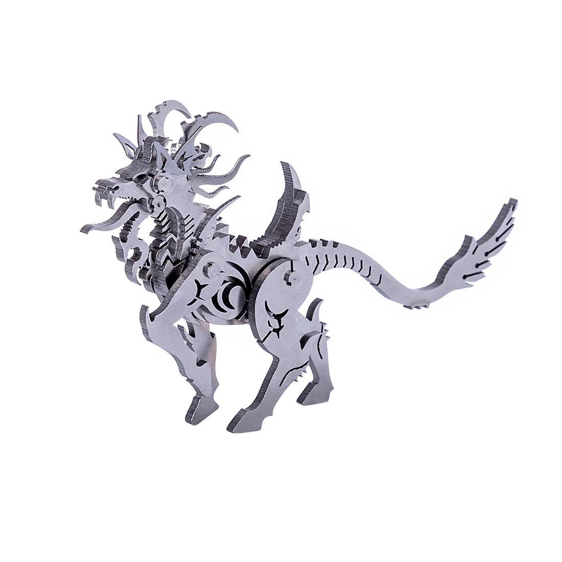 3D DIY Metal Puzzle Assembly Jigsaw Crafts Model Kit - Goat Beast/Unicorn - Image 5