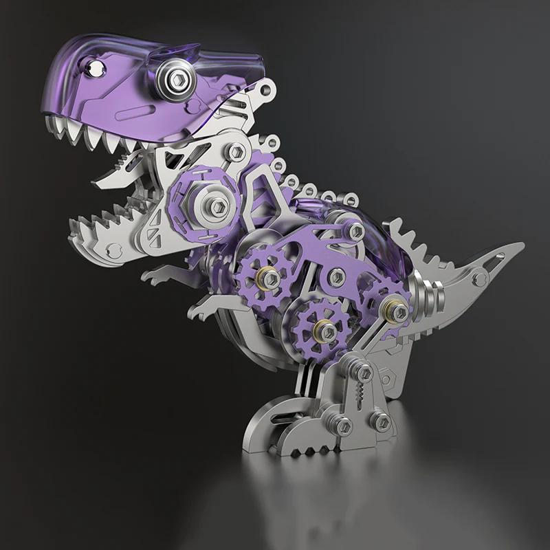3D Metal Various Cretaceous Dinosaur Mechanical Model Kits - Image 10