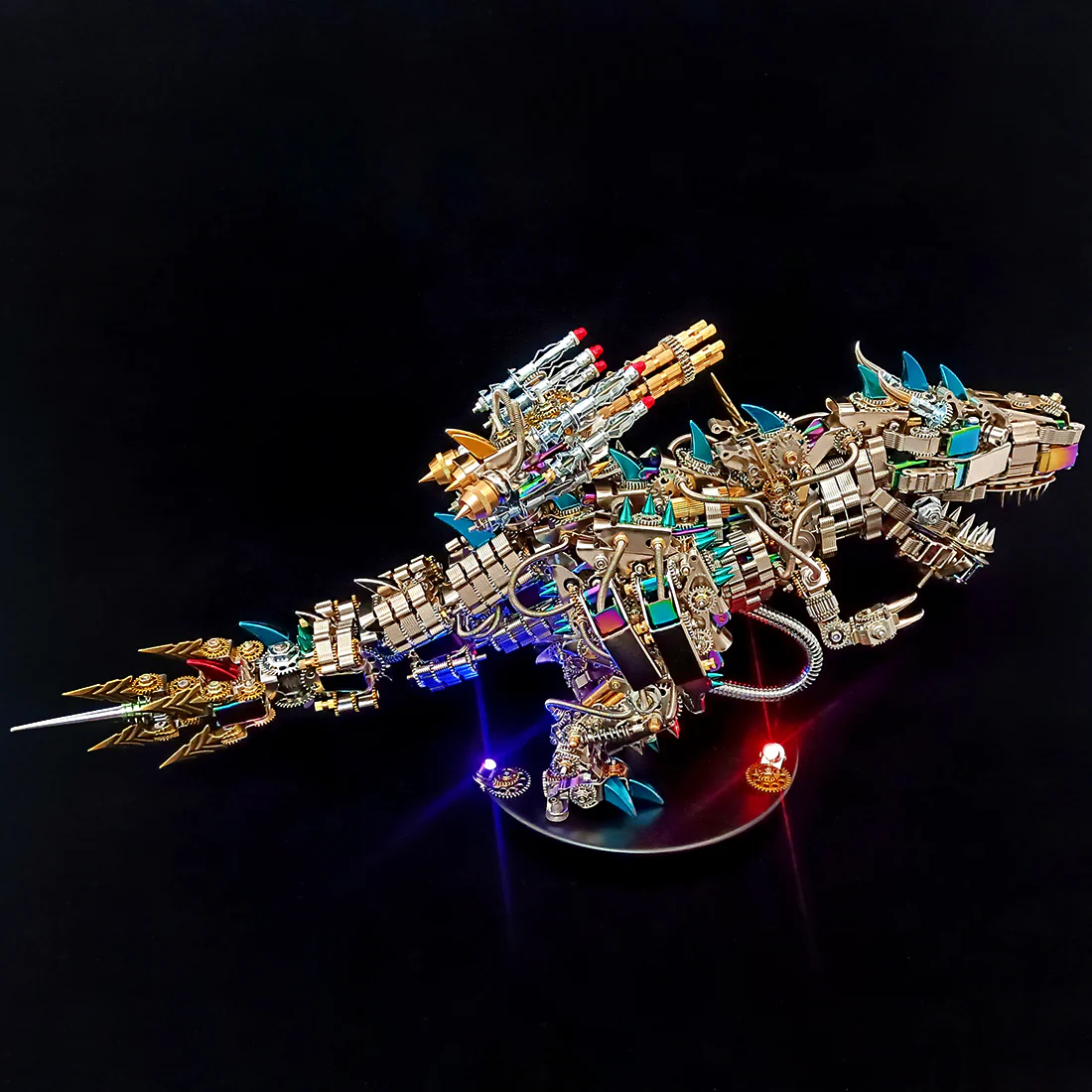 1350PCS+ Difficult Model Kits 3D Mechanical Tyrannosaurus Rex Model Kit Big Dinosaur - Image 20