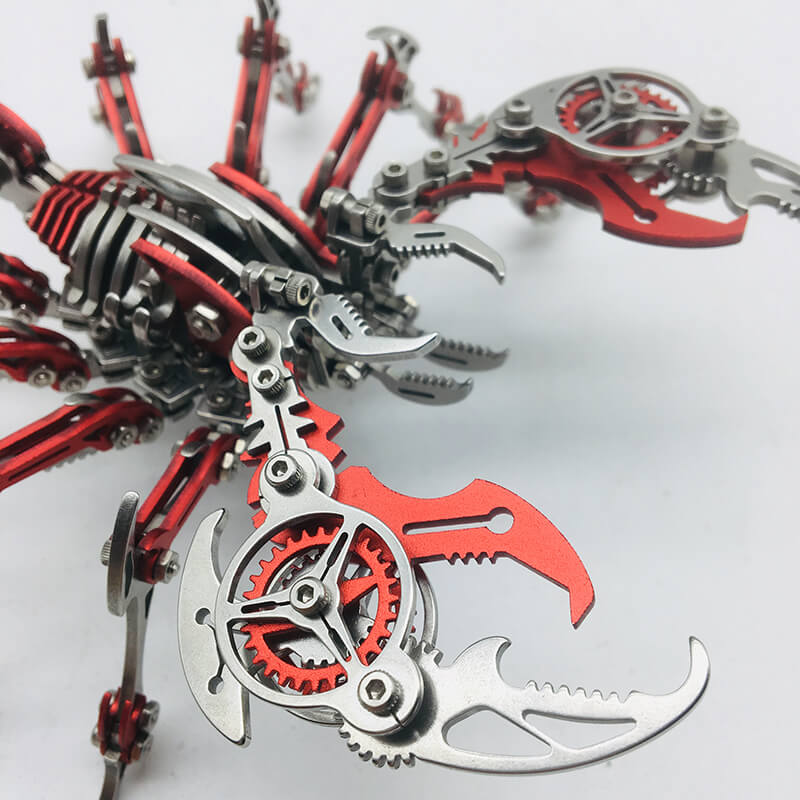 4PCS 3D Scorpion DIY Metal Puzzle Colorful Model Kit for Gifts and Decoration - Image 9
