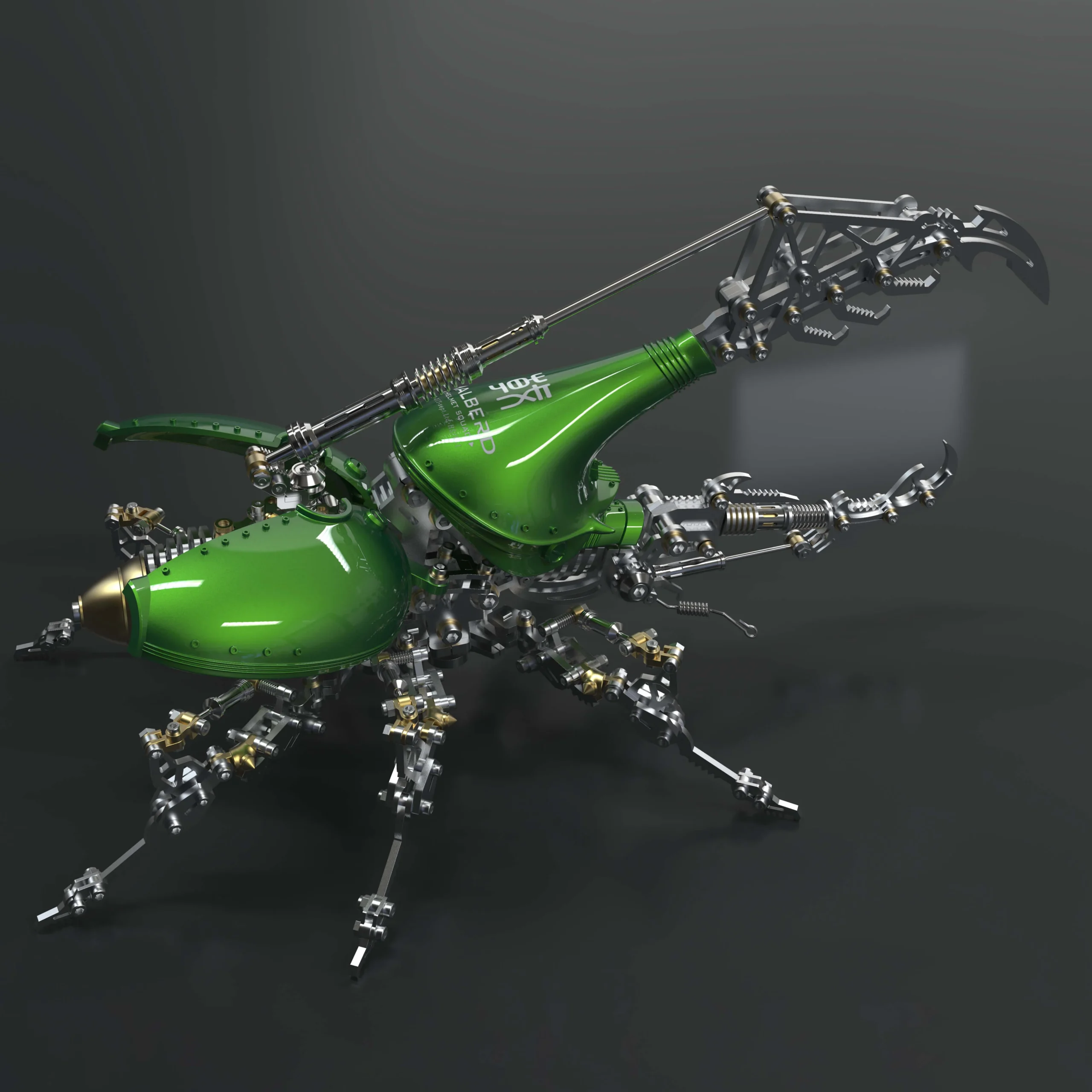 Large beetle Dynastes DIY metal puzzle model kit insect series - Image 6