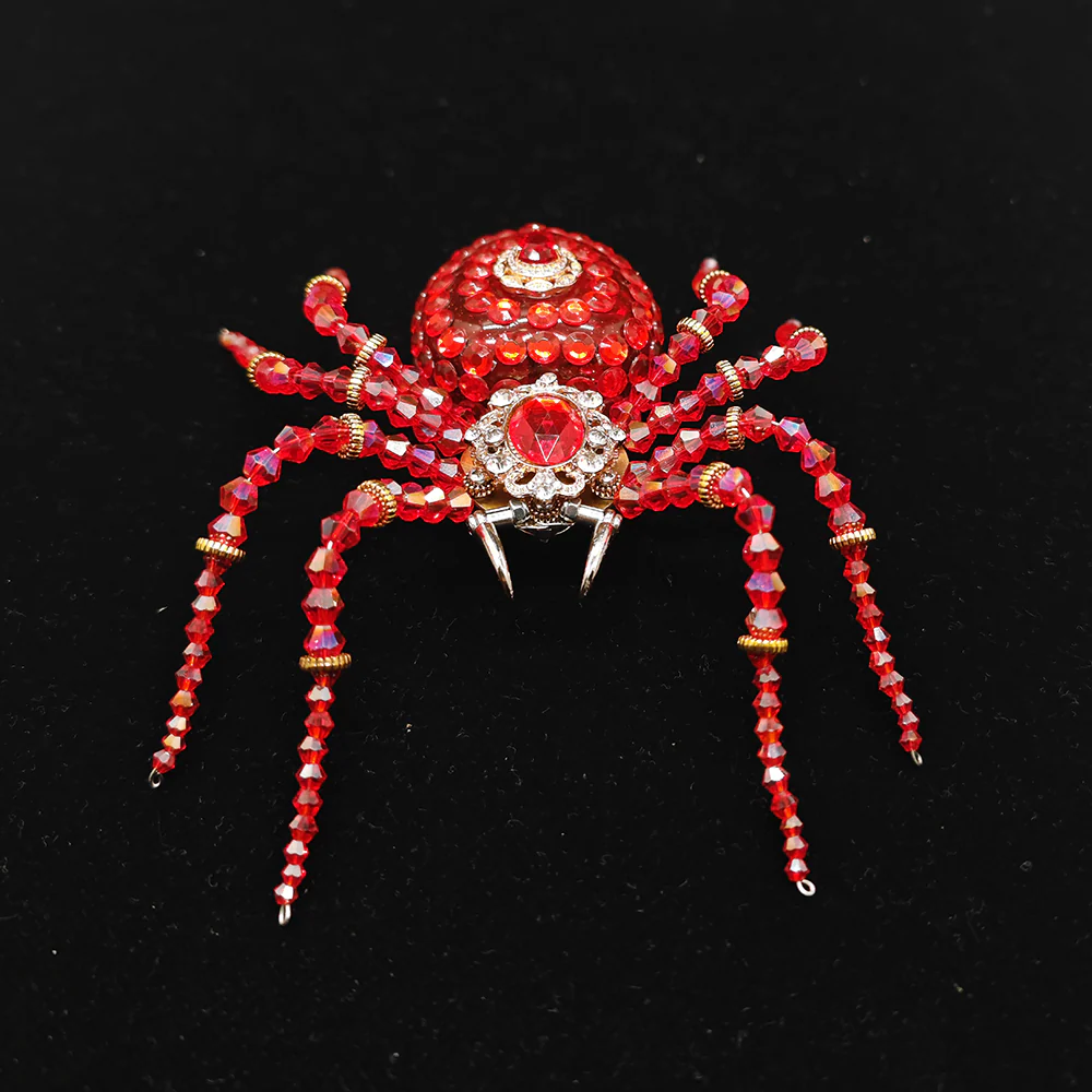 Steampunk Mechanical Crystal Spider 3D Metal Model Building Kit with Music Box - Image 13