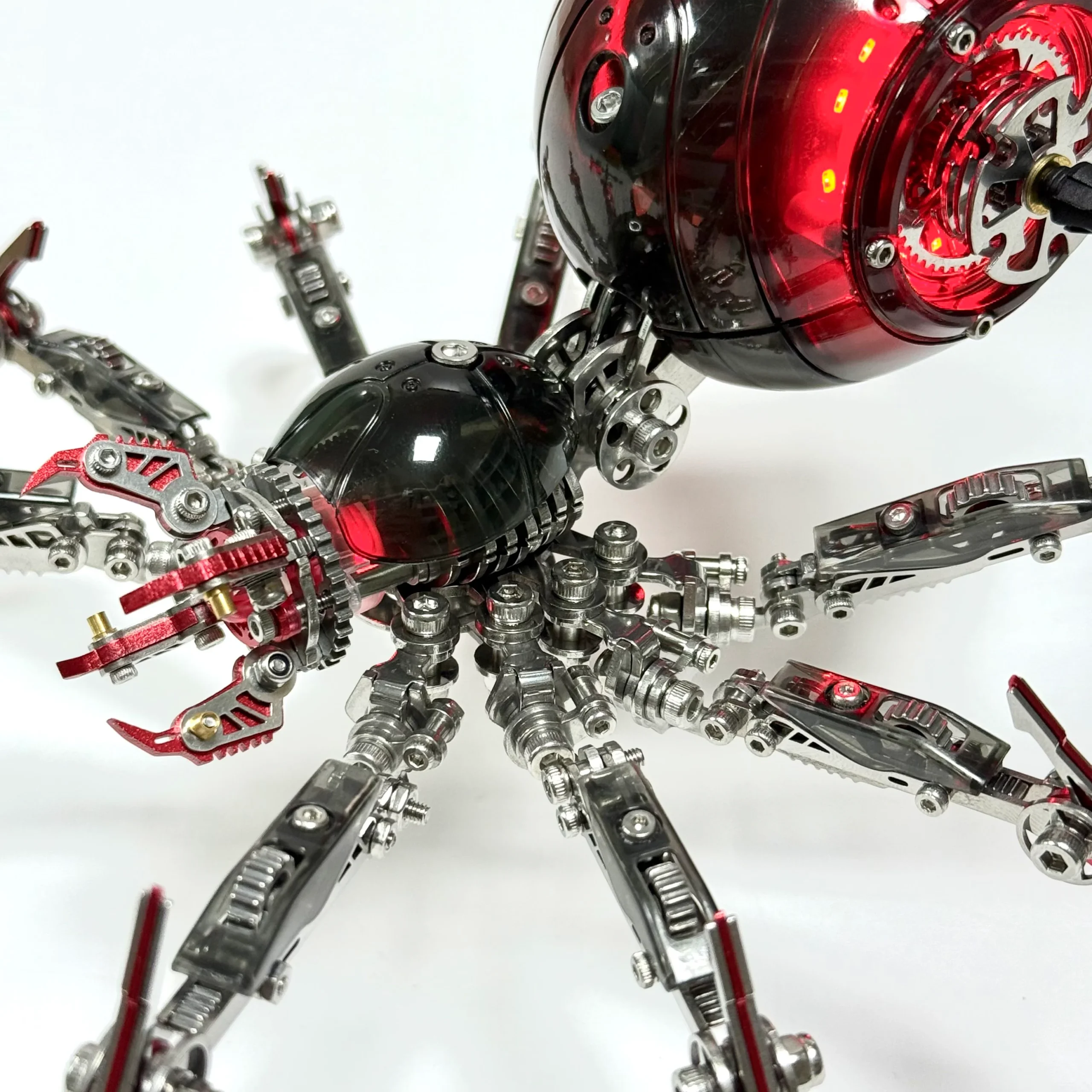 Metal Mechanical Black Battle Spider 3D Puzzle Model Kit for Adults - Image 29