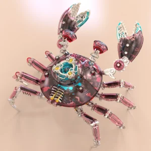 3D DIY Metal Mechanical Crab Assembly Kit