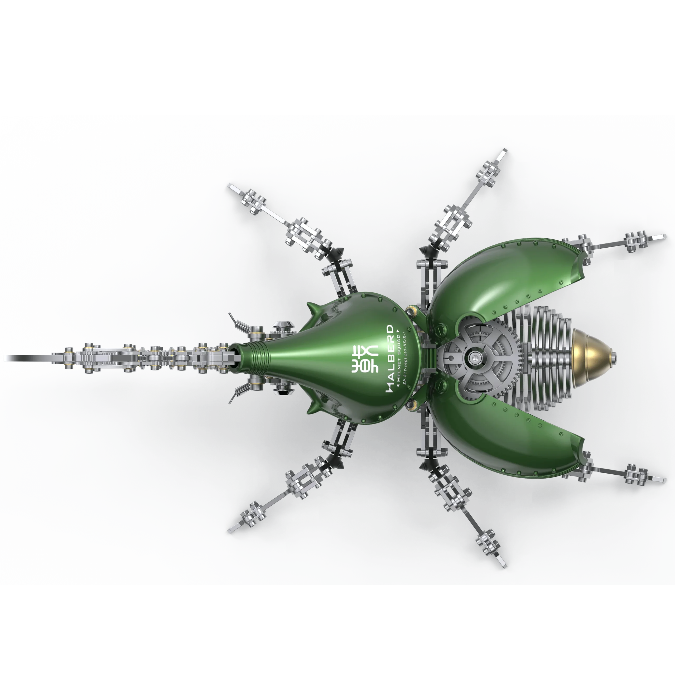 Large beetle Dynastes DIY metal puzzle model kit insect series - Image 11
