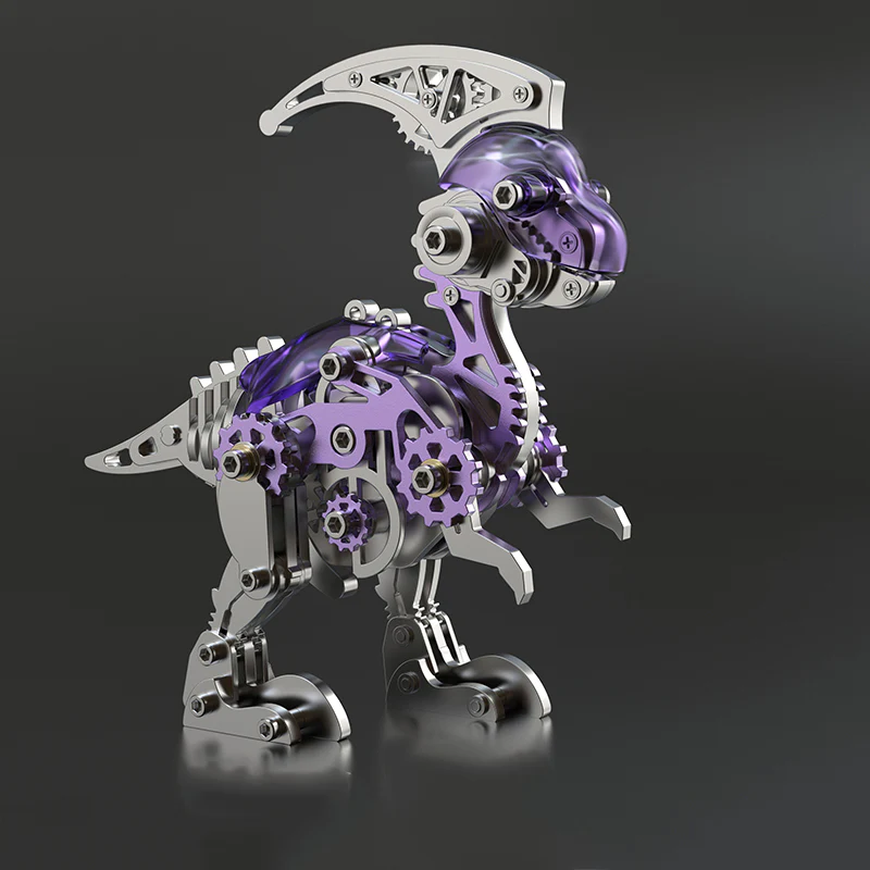 3D Metal Various Cretaceous Dinosaur Mechanical Model Kits - Image 8