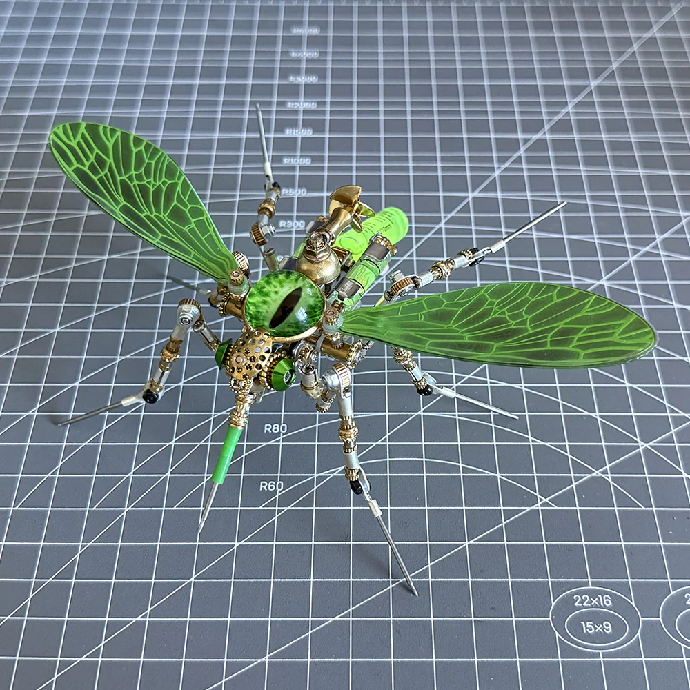 Steampunk 3D Metal Mechanical Bio-Mosquito Model Building - Image 12