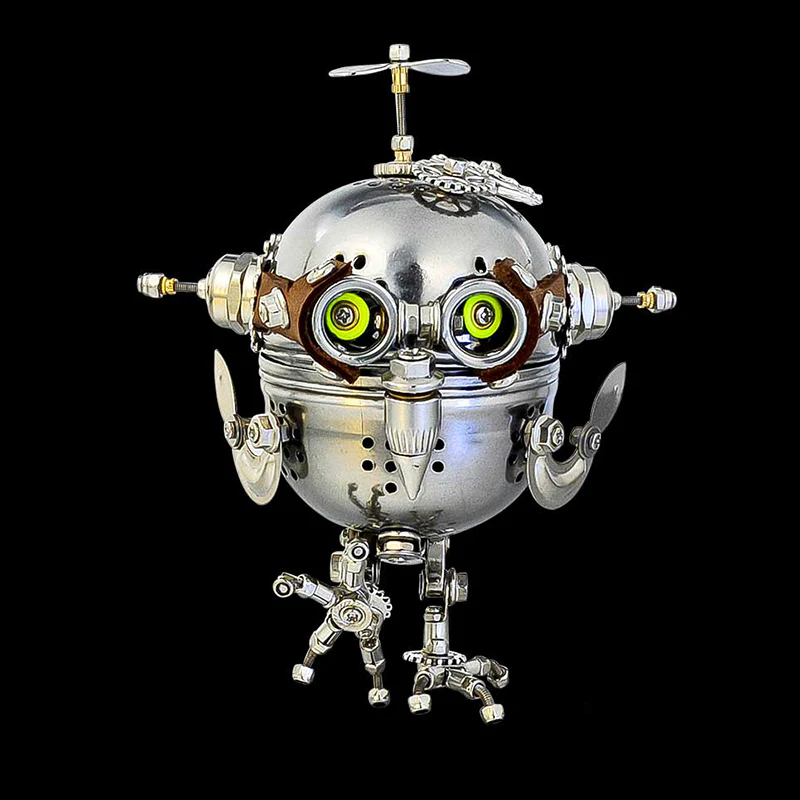Steampunk Mechanical Owl Egg Puzzle Model Kit - Image 4