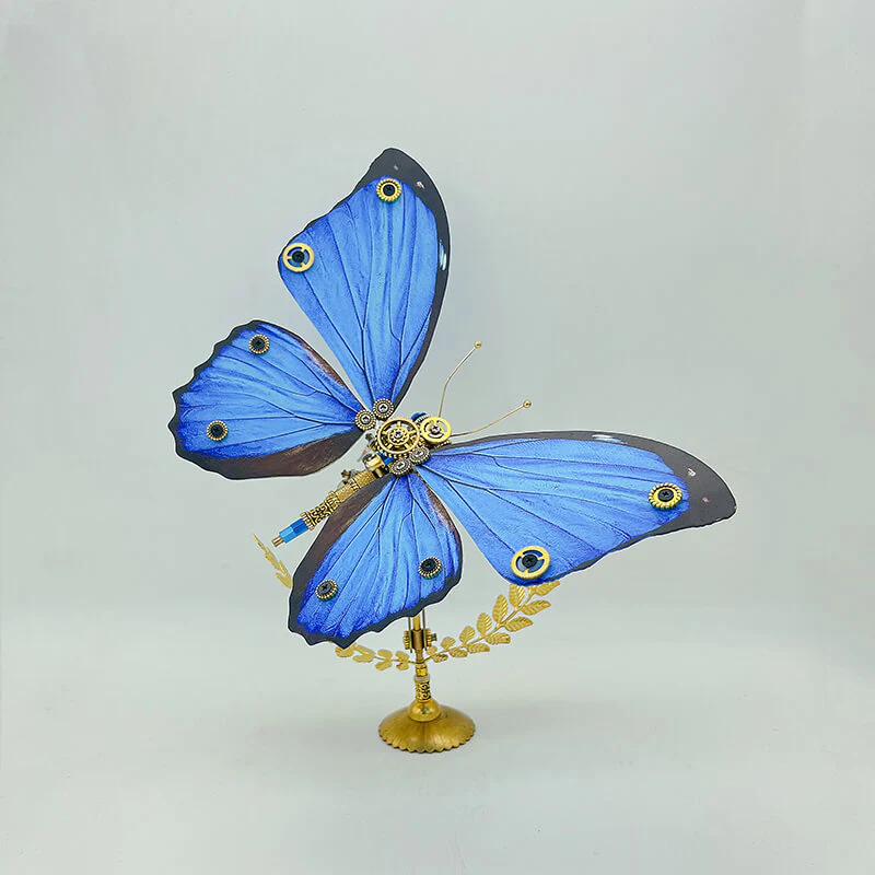 Steampunk Butterfly Morphidae 3D metal puzzle model kit for adult and kids - Image 8