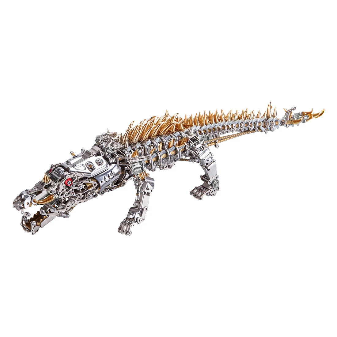 3D Crocodile Metal Puzzle 1500PCS Model Kit for Adults - Image 4
