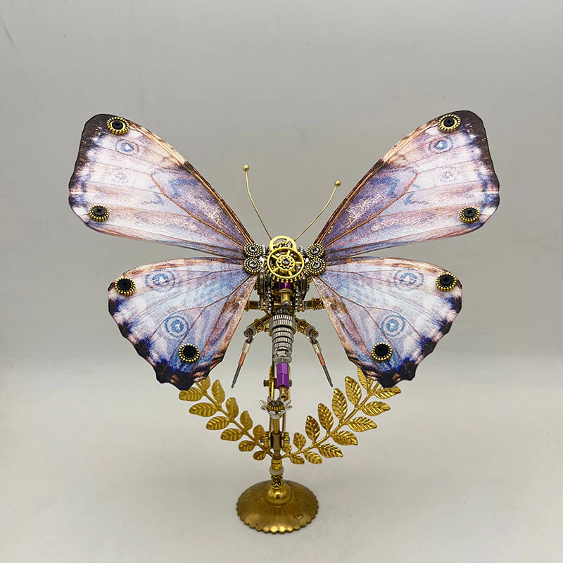 Steampunk butterfly Neoris hewitsoni metal puzzle model kit - Image 7