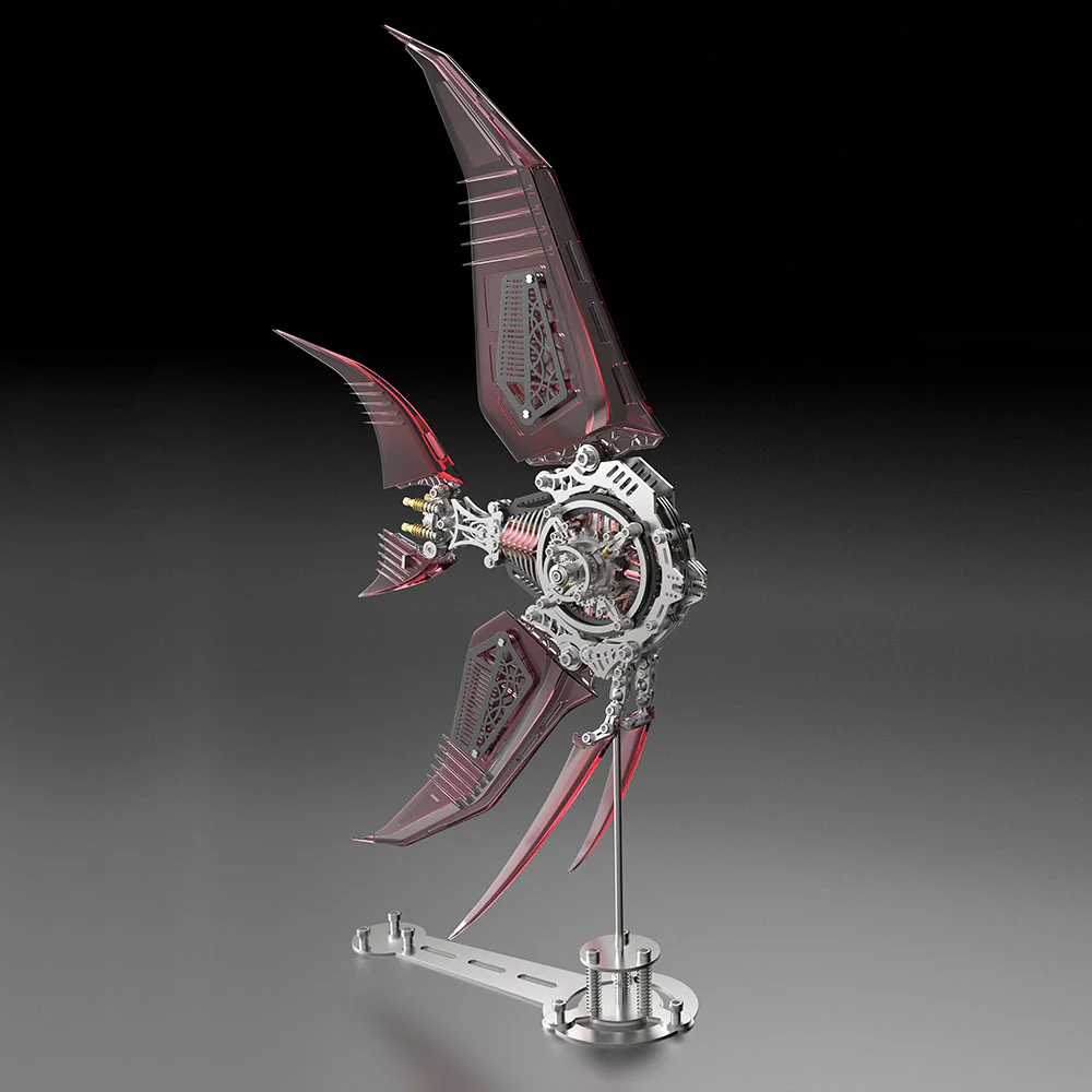 Mechanical Angelfish 3D Metal Puzzle Model Marine Life Series - Image 9