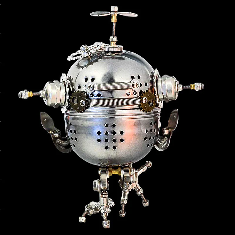 Steampunk Mechanical Owl Egg Puzzle Model Kit - Image 2