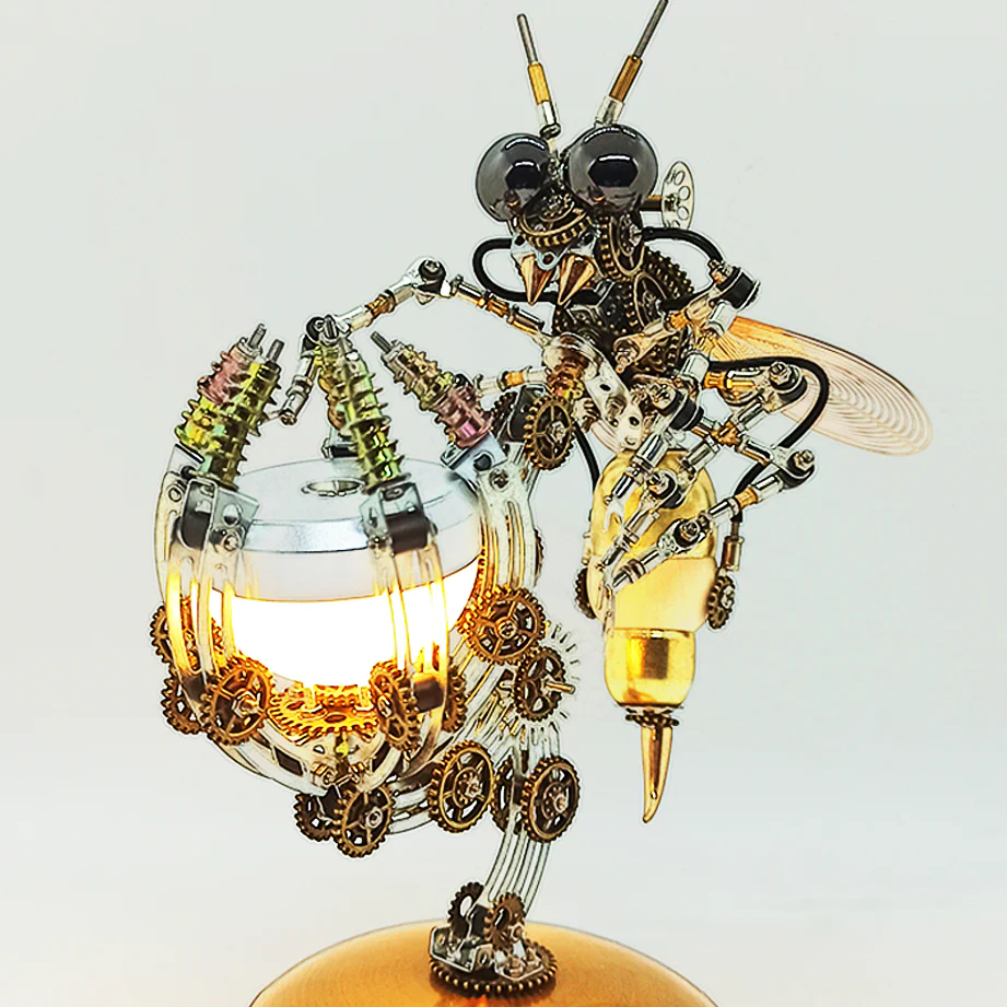 Steampunk Wasp 3D Multiple Scene Model Kit Puzzle with Base - Image 15