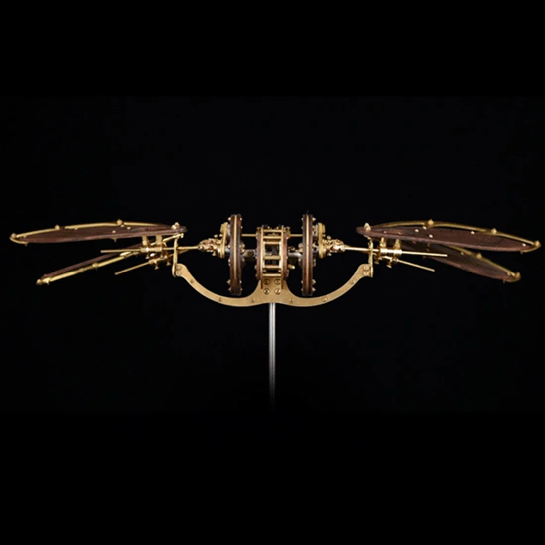 Collectable Dynamic Mechanical Mystery Dragonfly DIY Metal Wooden 3D Aircraft Puzzle Model - Image 19