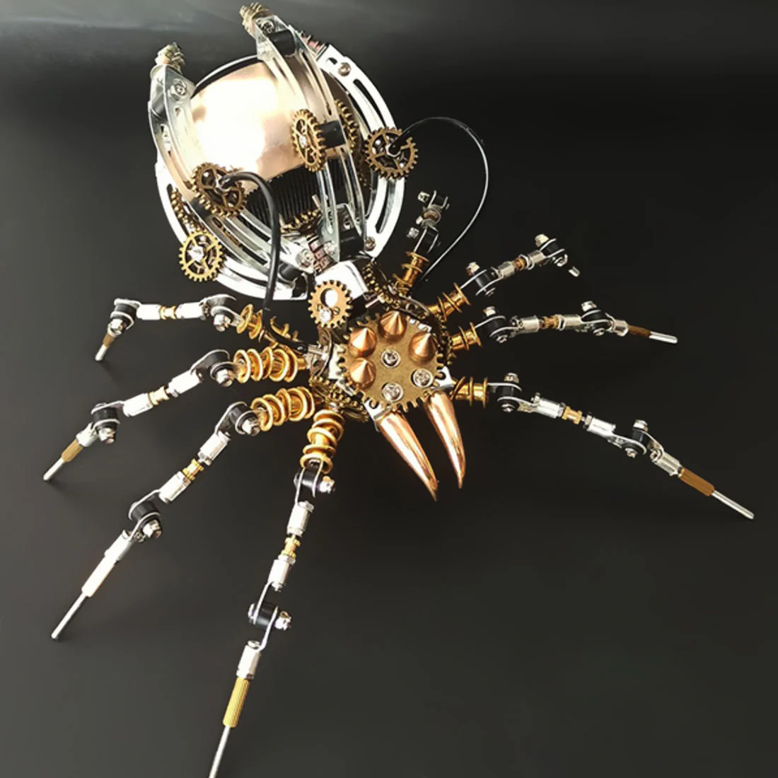 Steampunk 512PCS Spider Metal Model DIY Kits With Bluetooth Speaker - Image 3