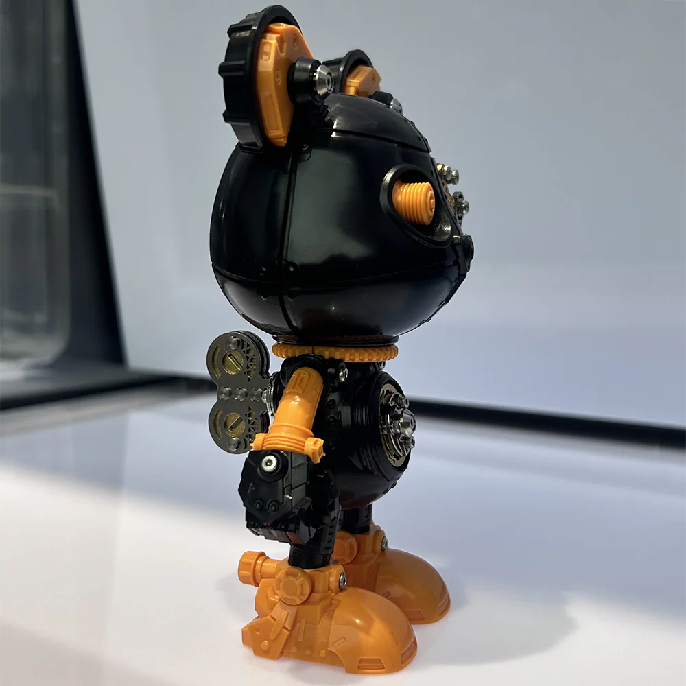 Cyberpunk Mecha Bear 3D Metal Assembly Model Kit - Image 12
