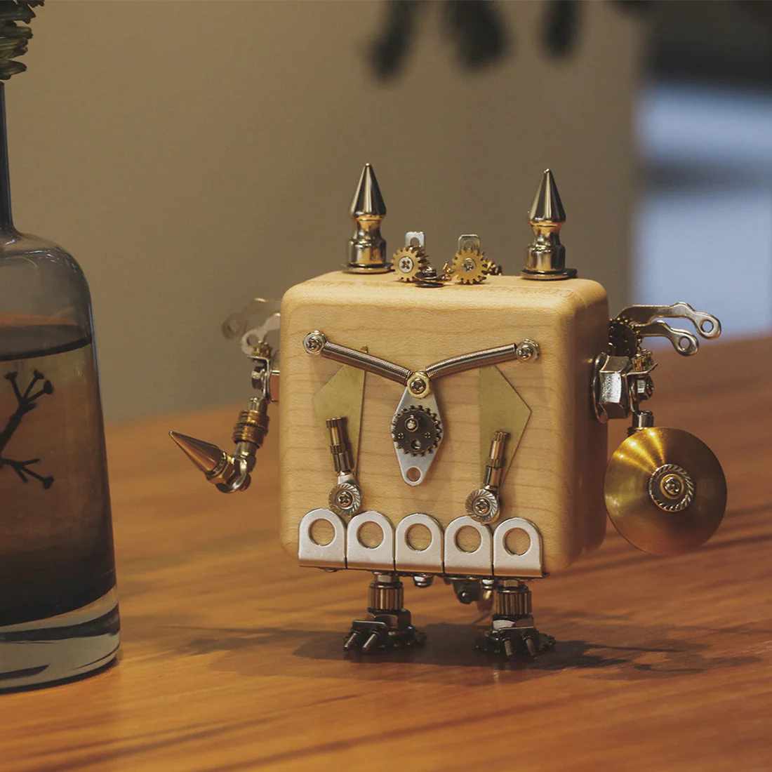 150PCS Metal And Mood DIY KIT Music Box Best Birthday Gift - Image 6