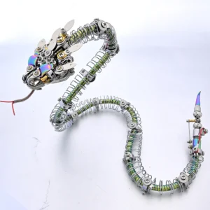 Steampunk Mechanical rattlesnake Metal 3D Puzzle Kit for Adults
