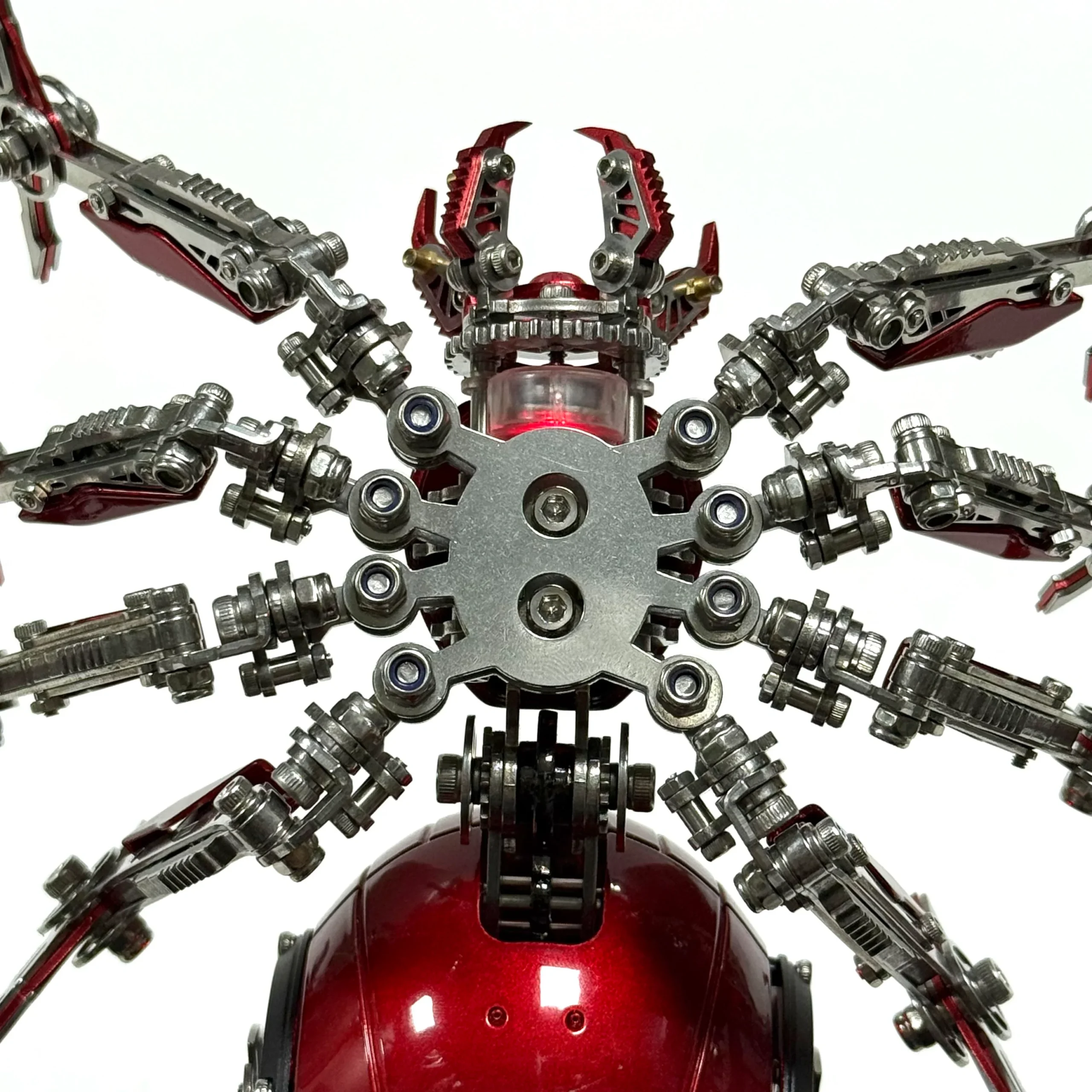 Steampunk 3D Metal Mechanical Red Spider Model Kit DIY Build for Adults - Image 33