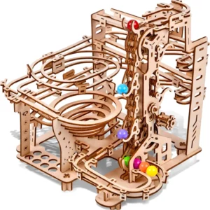 335PCS 3D Wooden Puzzle Marble Run Chain Model Kit Creative Gift