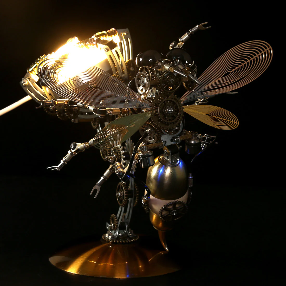 Steampunk Wasp 3D Multiple Scene Model Kit Puzzle with Base - Image 2