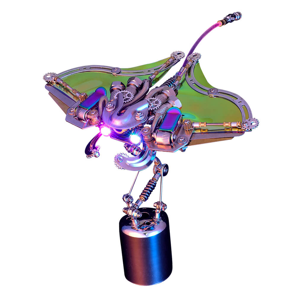 3D Mechanical Manta Ray Metal Puzzle Model Kit Ocean Series - Image 6