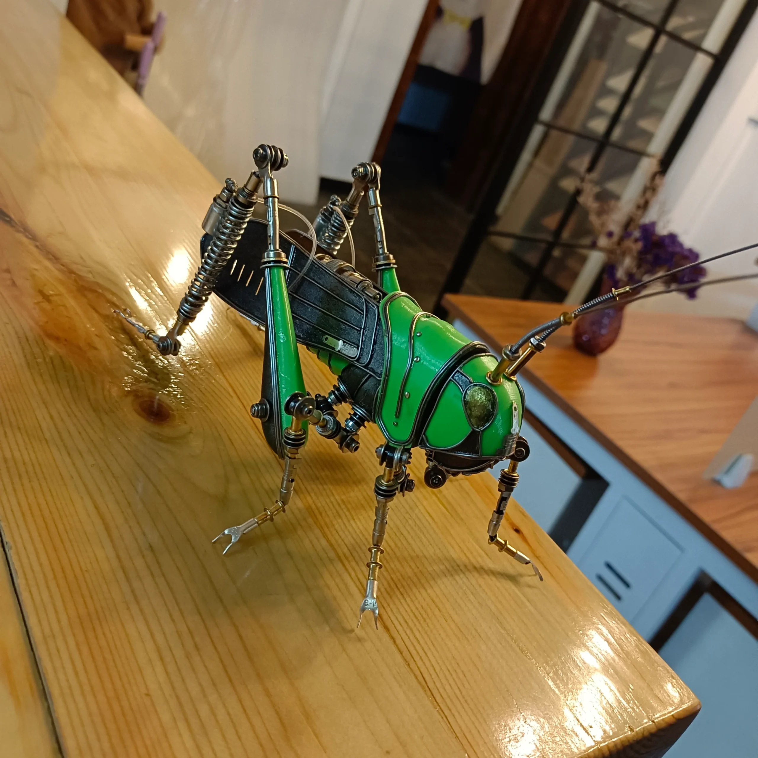 Steampunk 3D Locust Metal Model Decorative Gift - Image 3
