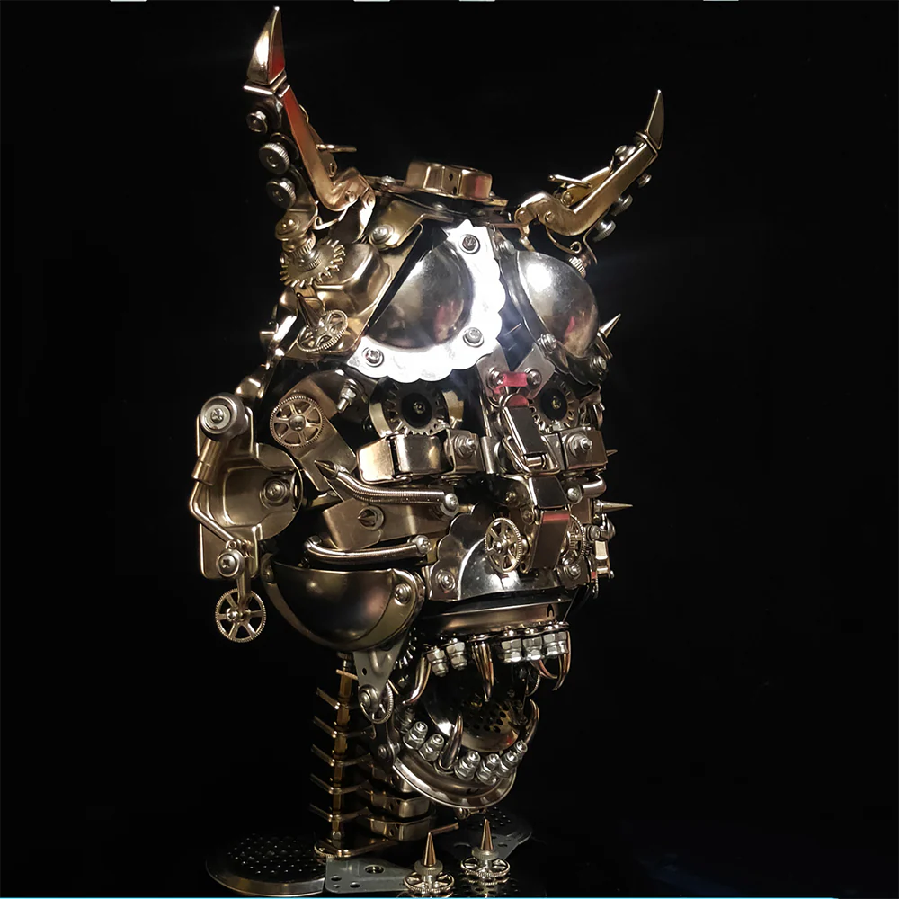 3D Metal Bull Head Mask Puzzle Model For Decoration And Halloween - Image 5